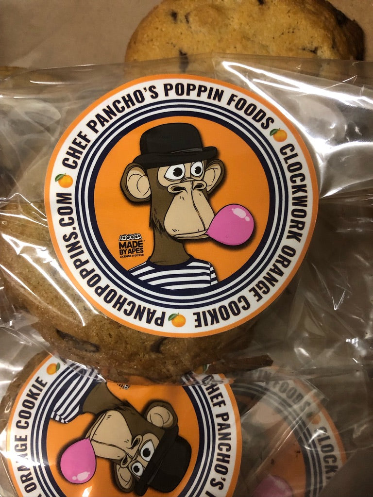 Apefest Special: Cookie of the Month Club -Clockwork Orange Chocolate Chip Cookie W/Orange Zest