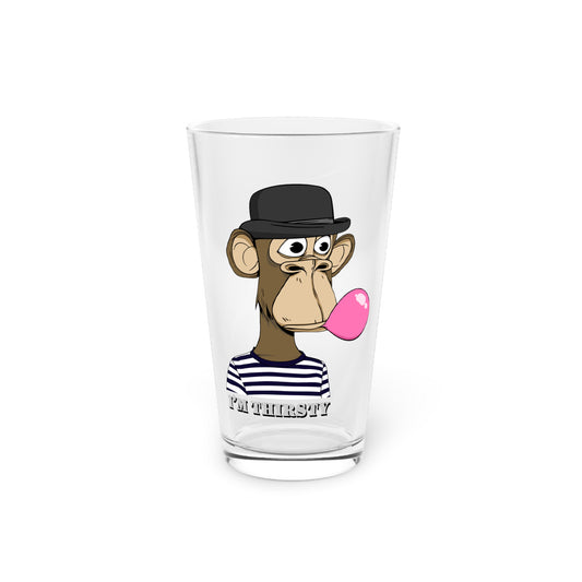 Pancho Poppins "I'm Thirsty" Pint Glass, 16oz