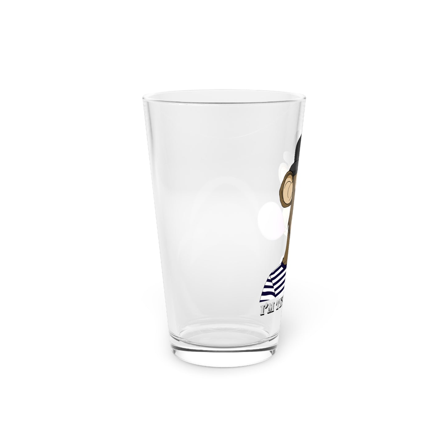 Pancho Poppins "I'm Thirsty" Pint Glass, 16oz