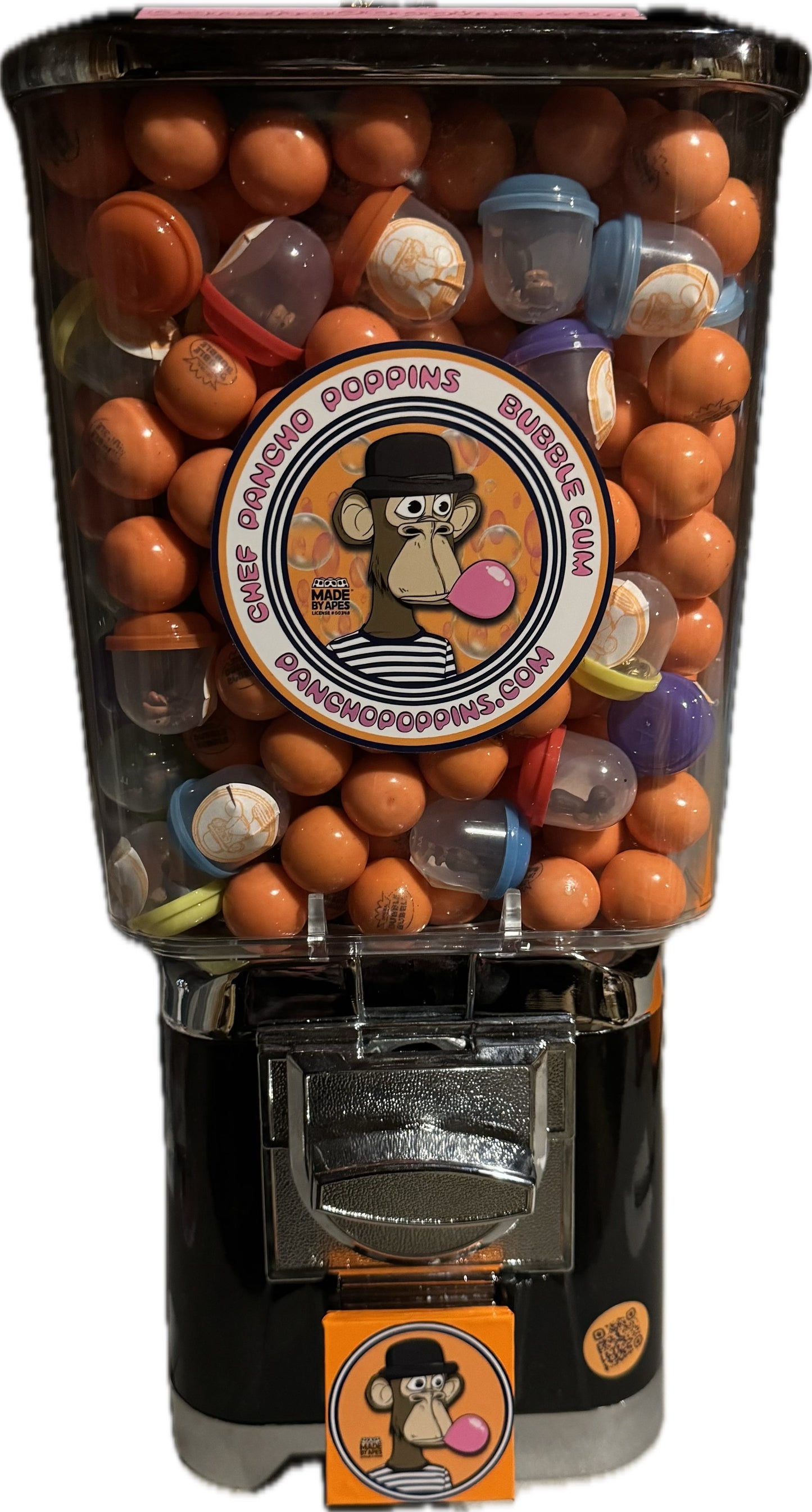 APEFEST SPECIAL: JUST Made By Apes VendingVentures X Pancho Poppins Customized Gumball & Candy Machine