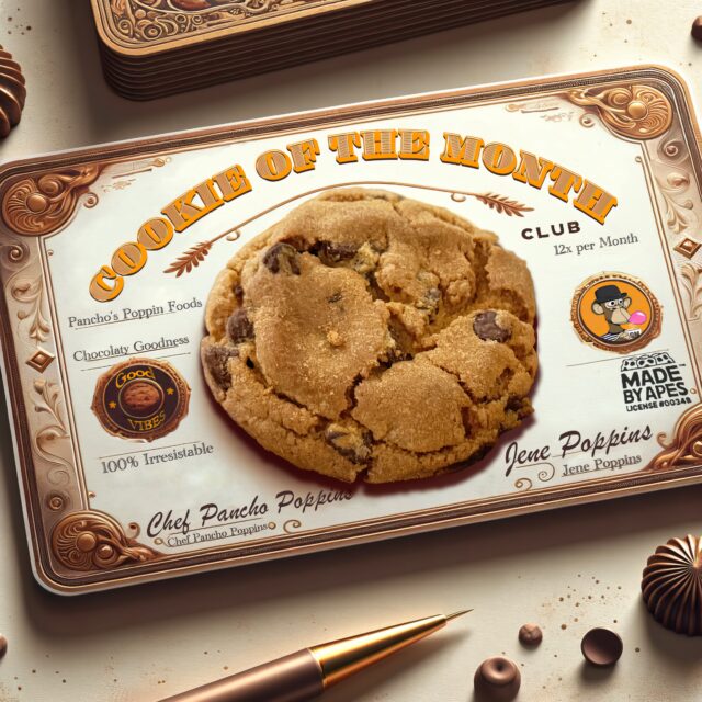 Chef Pancho's Poppin Cookie of the Month Club Membership
